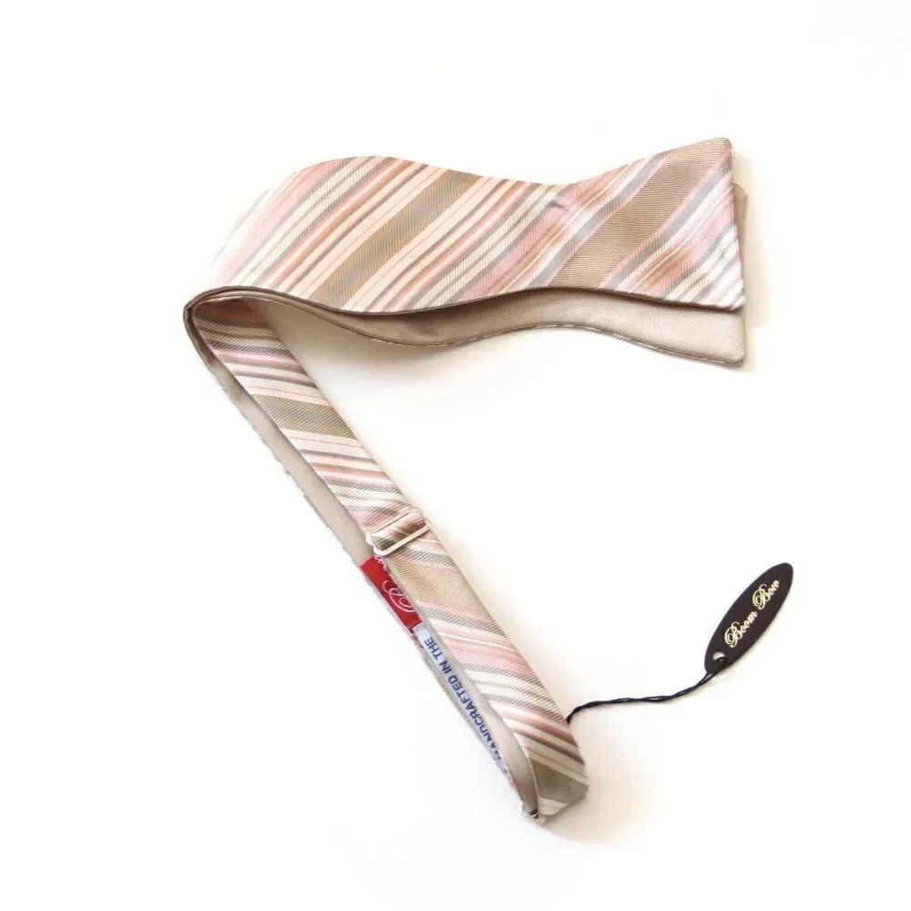 NWT Men's bow tie Silk Self-tied Gift Box S441 Christmas gift Ready‎ to ship